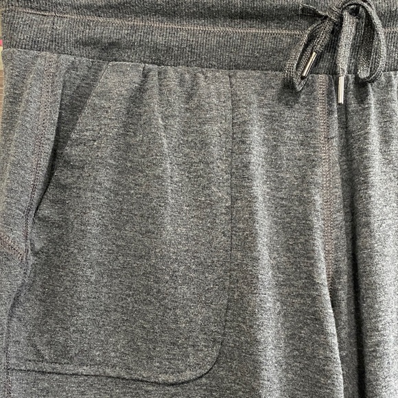 Tek Gear Gray Drawstring Essential Gear Straight Leg Relaxed Fit Lounge Pants - Picture 4 of 5